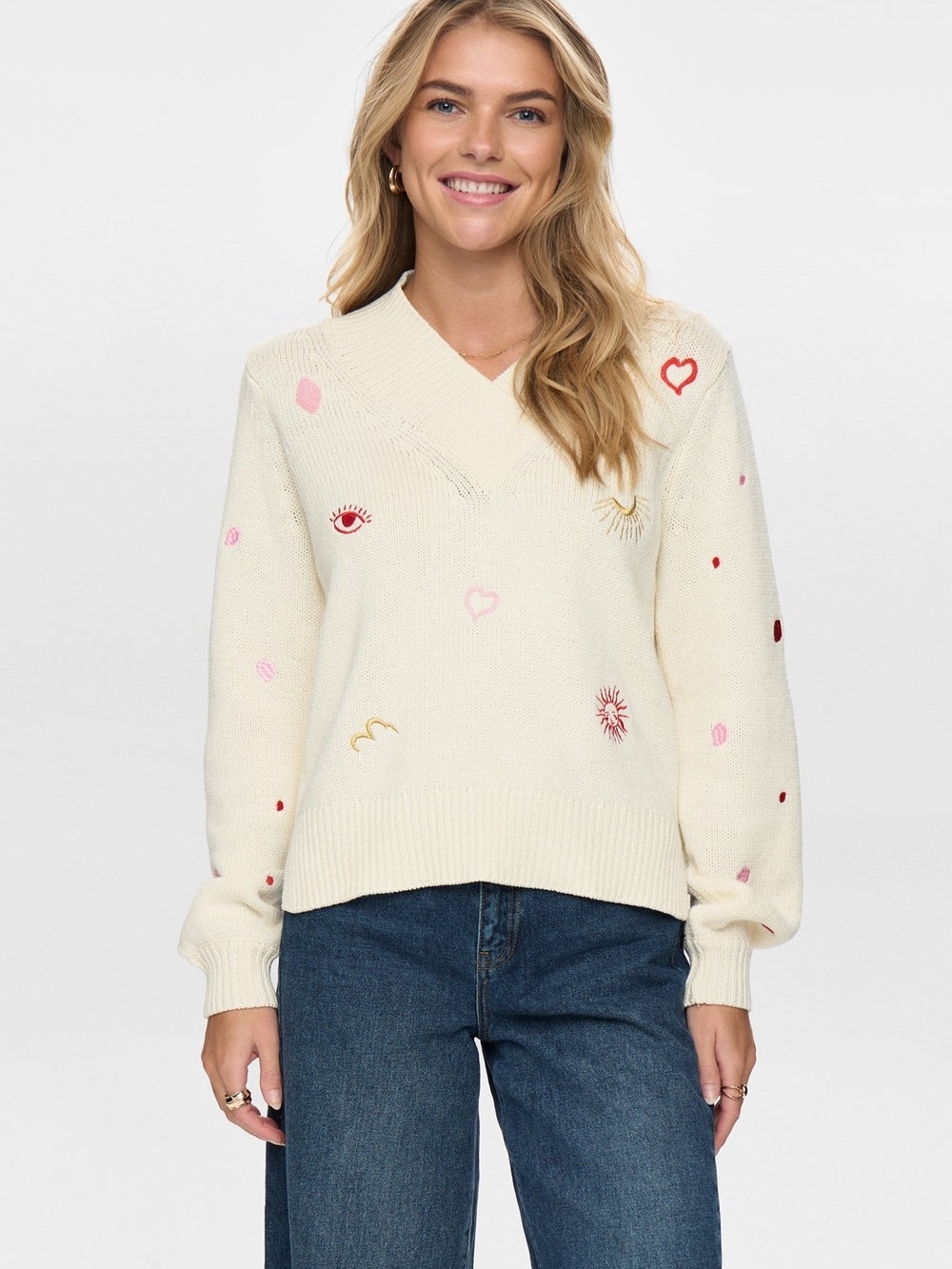 Anthropologie Nümph NUSOLEIMA PULLOVER - Pristine Embroidered Sweater XS